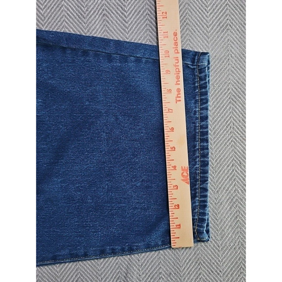 Pretty Little Thing Women's Jean Size 24 Recycled Plus Mid Blue Washed New w Tag - Picture 8 of 16